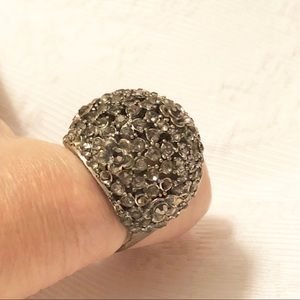 18k gold over solid sterling silver dome ring 9